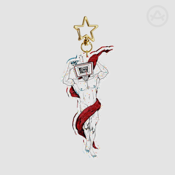 Vox Dei Glitter Acrylic Keychain