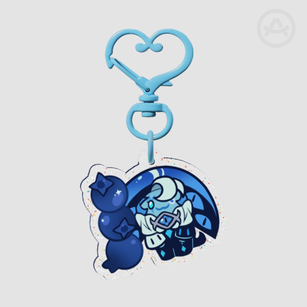 Blueberry Shadow Milk Cookie Keychain