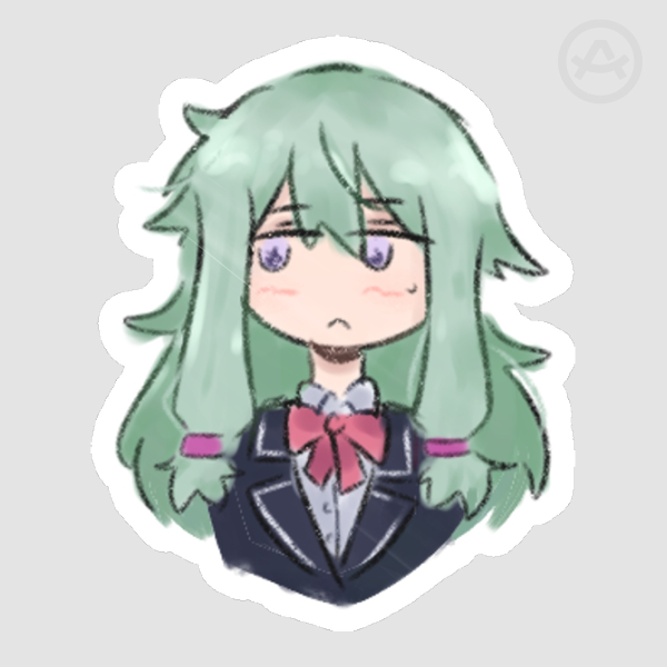 nene kasanagi die cut sticker