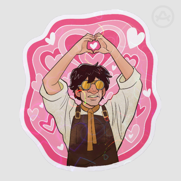 Ygor Hearts! Sticker