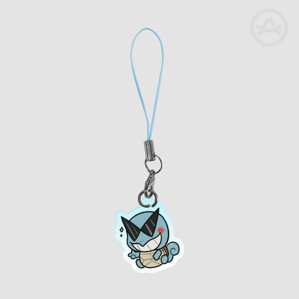Squirtle - Colored Edge Acrylic Keychain
