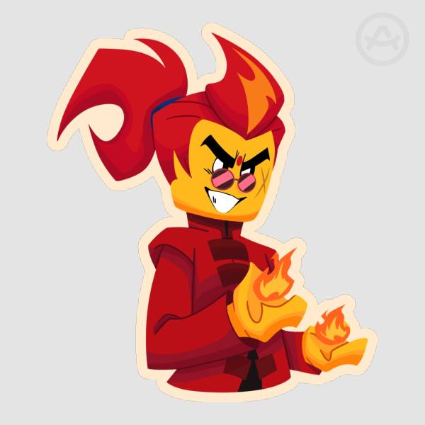 LMK Stickers - Red Son