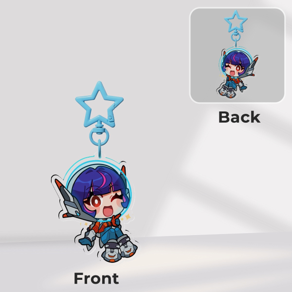 Juno Clear Acrylic Keychains (Overwatch)