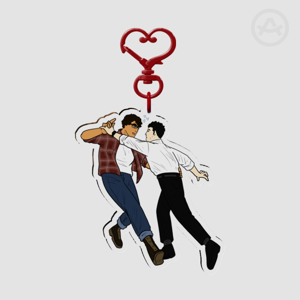 SuperBat Dance Acrylic Keychains