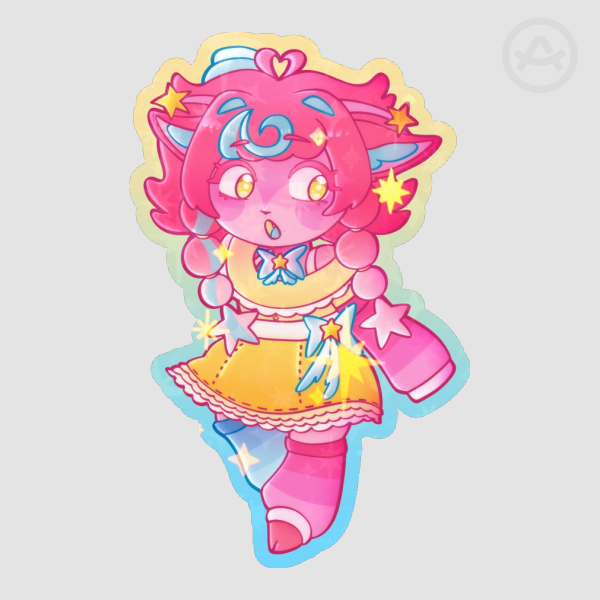 Fawnscollection Colored Edge Die Cut Stickers