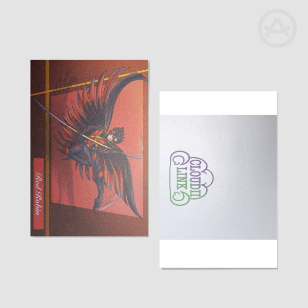 Red Robin postcard print