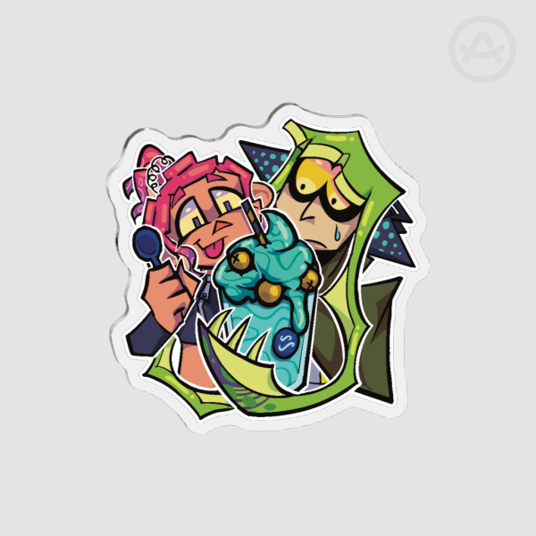 Splatoon 2 Agent 24 Smoothie Fridge Magnet