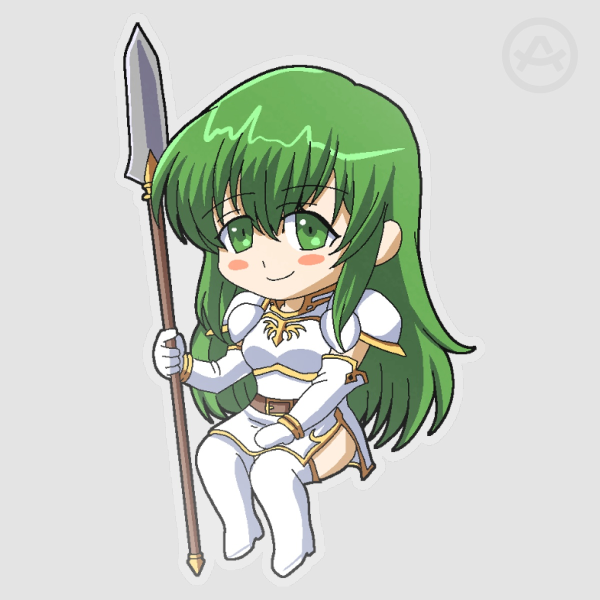 Erinys / Fury - Fire Emblem 4 Sitter Keychain