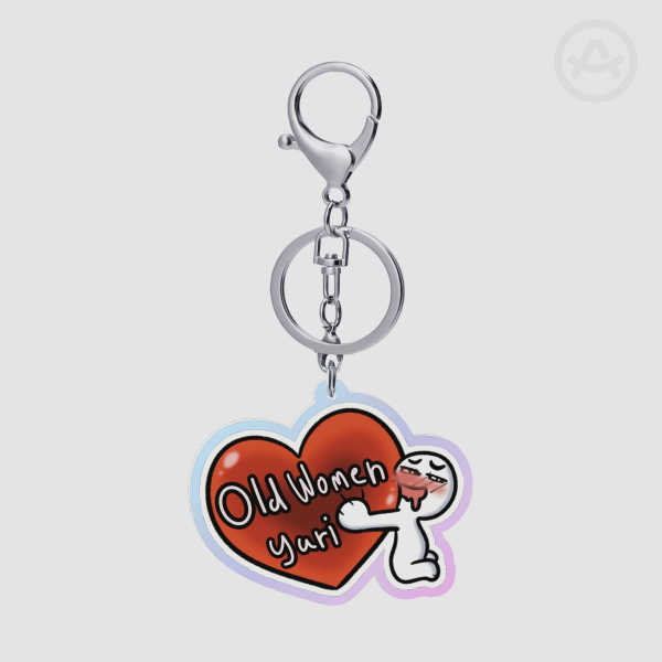 Old Women Yuri - Rainbow Acrylic Keychain