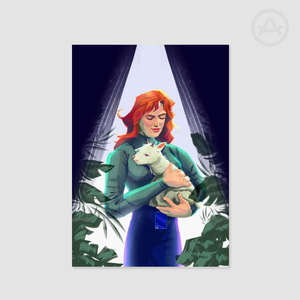 Helly Severance goat print