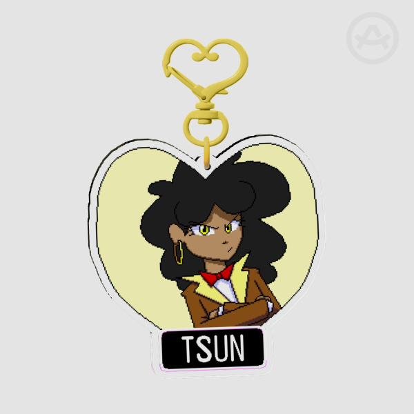 WhoDere Tsun Keychain