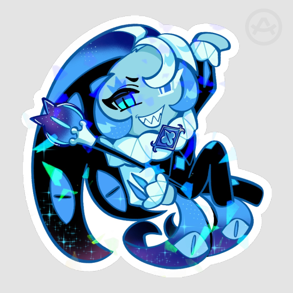 Shadow Milk Cookie Rainbow Glass Sticker