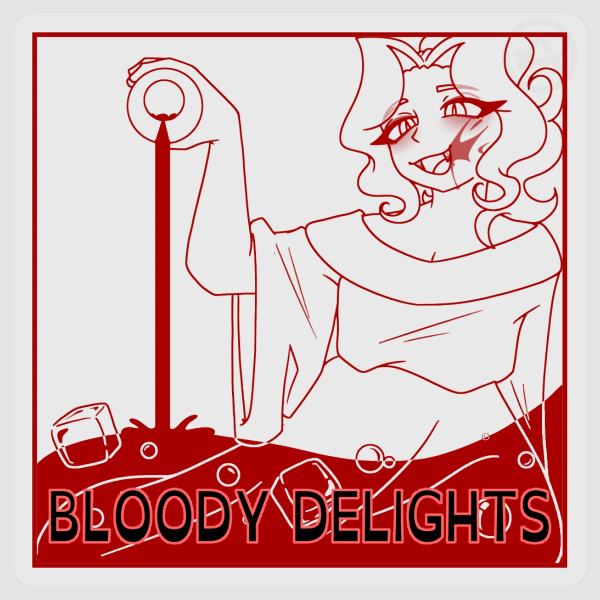 Bloody Delights - Varessa || Clear sticker