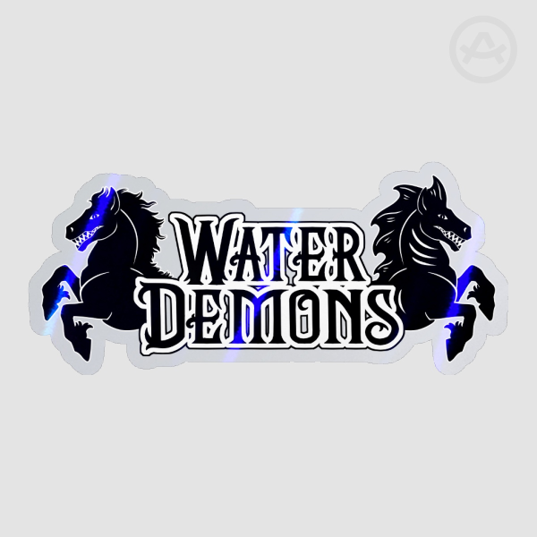 Water Demons logo sticker (shiny)