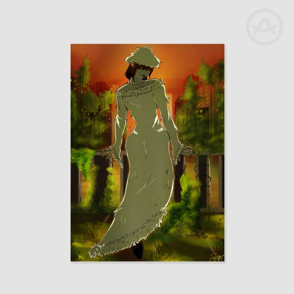 Shroom lady Poster Printing