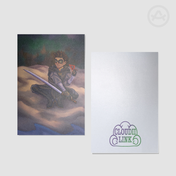 Robin postcard print