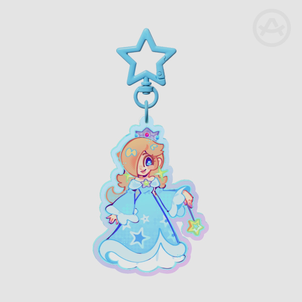 Rosalina | Rainbow Acrylic Keychain