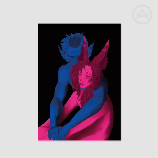 Xayah Rakan Poster Printing