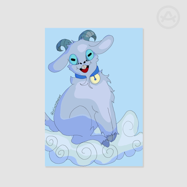 (OC) Skye the Cloud Goat Poster Printing
