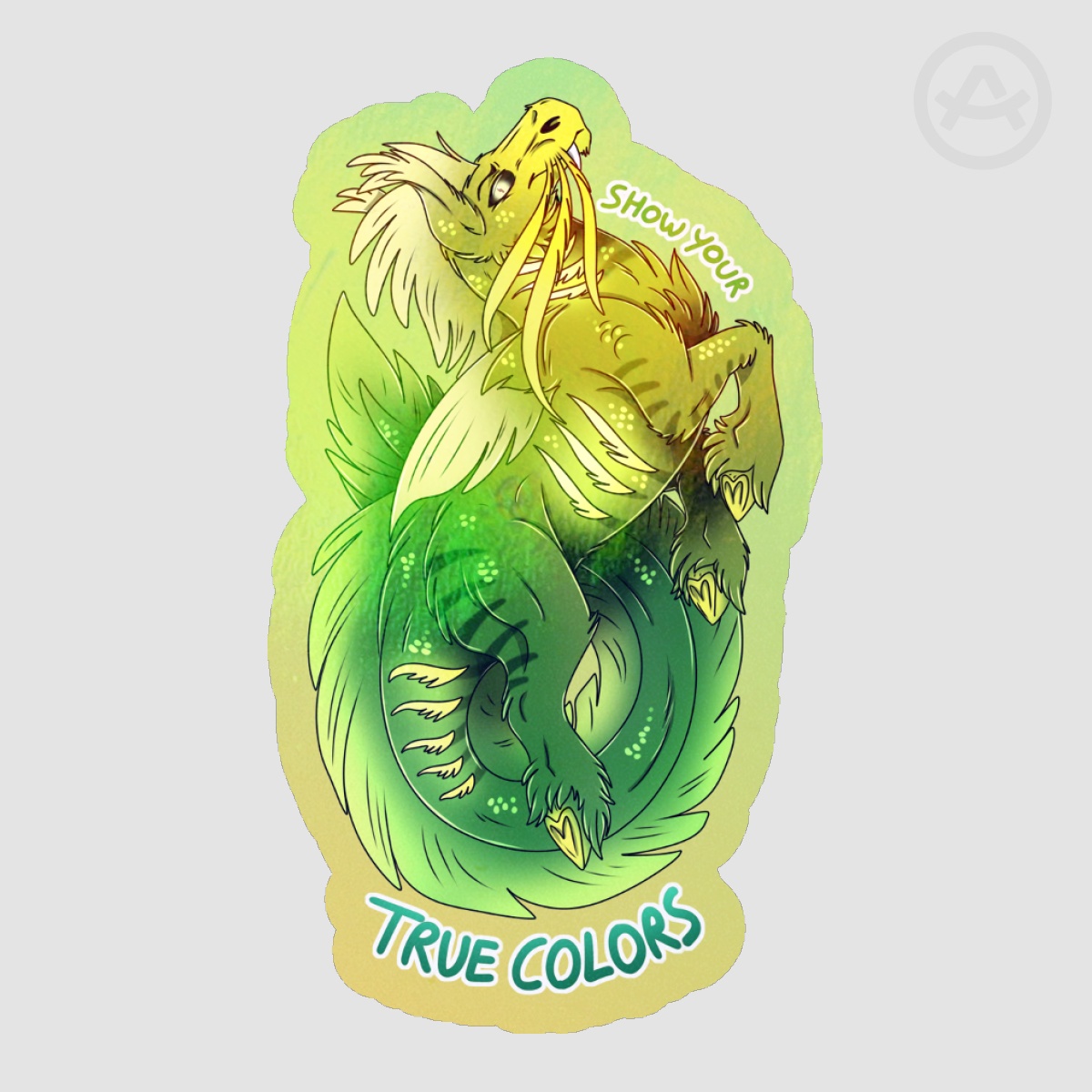 True colors - Vasco (Water Demons) sticker (shiny)