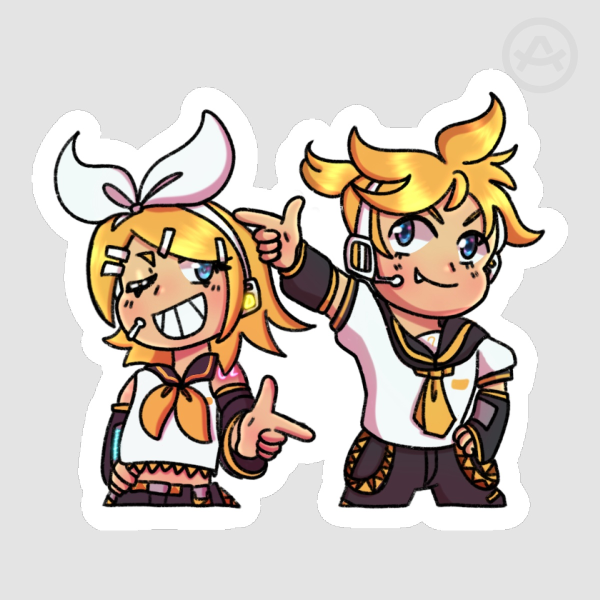 Rin and Len - Die Cut Sticker