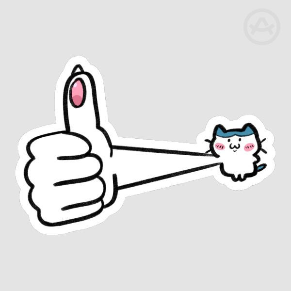 Hachiware - Die Cut Sticker