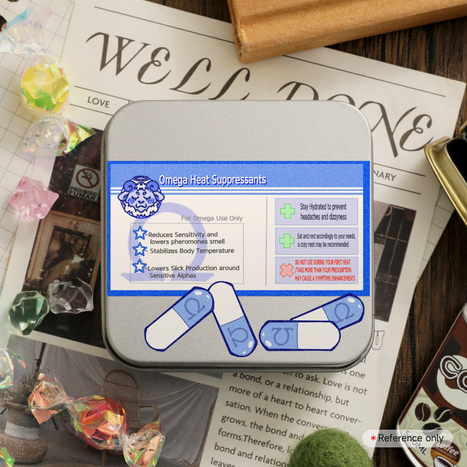 Omegaverse Medicine Box (Heat Suppressants)