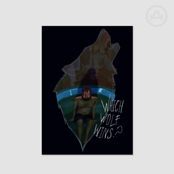 Creep 2 ‘which wolf wins’ print