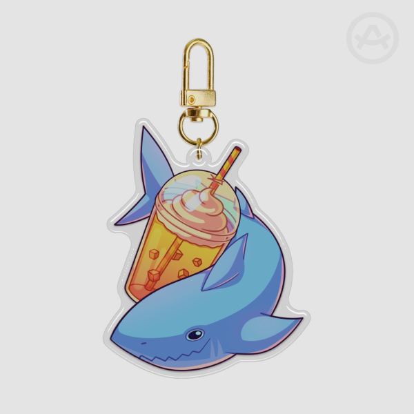 Mango Shark [Epoxy Keychain]