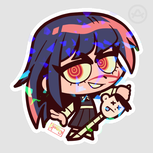 Yoru Holographic sticker