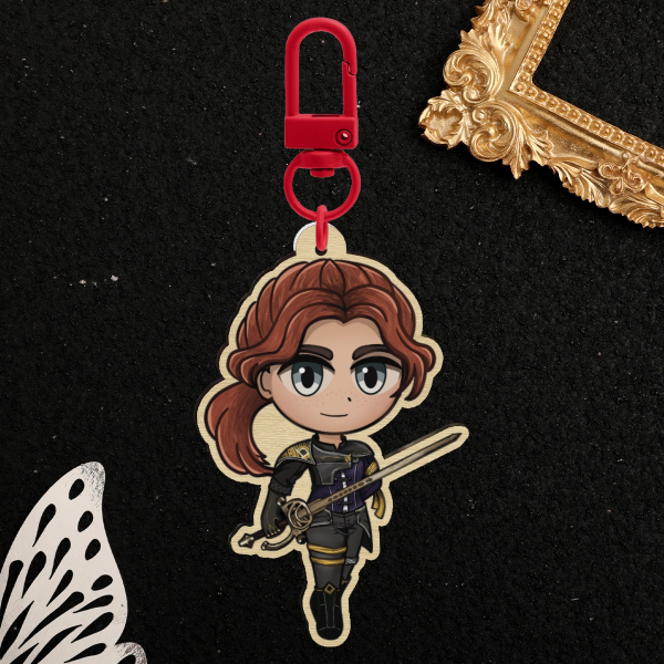 [CO:E33] Maelle Wood Keychain