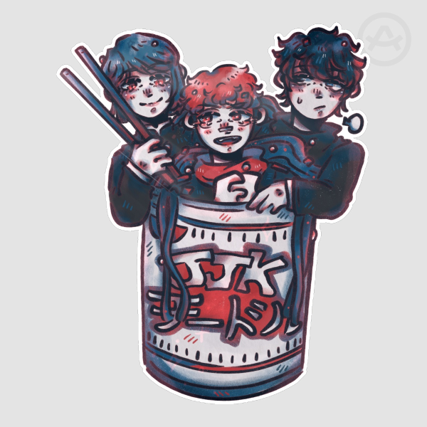 “Ramen Break" (Jujutsu Kaisen Sticker)