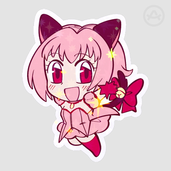 Mew Ichigo Star Holo Sticker