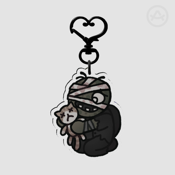 Organ Grinder Keychain