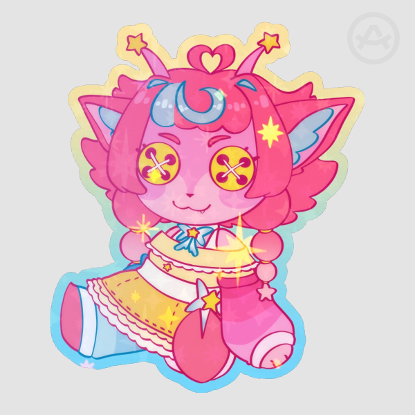 Fawnscollection Colored Edge Die Cut Stickers