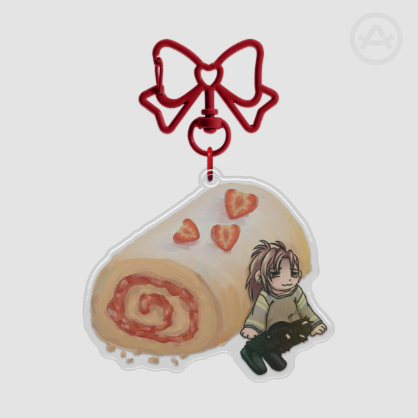 [SLOW DAMAGE] Rei epoxy keychain
