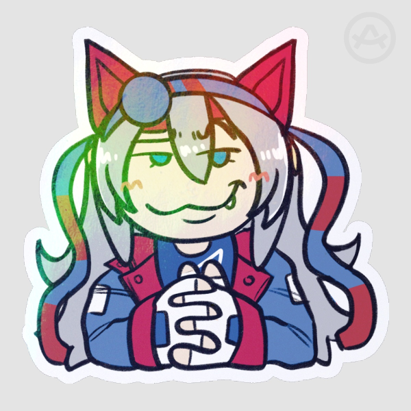 Tamamo cross - Die Cut Sticker