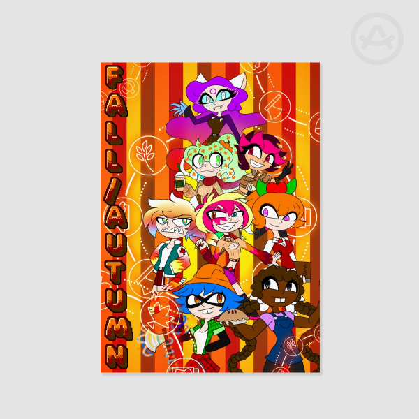 Fall Autumn Fashion Poster