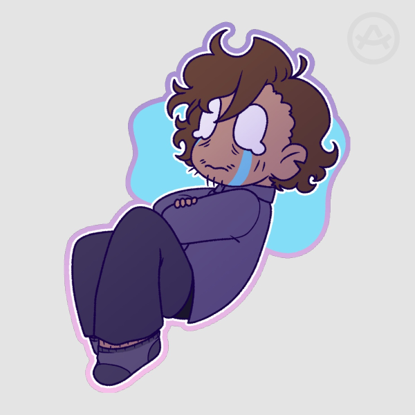 Bloody Delights - Wilkes || Coloured Edge Sticker