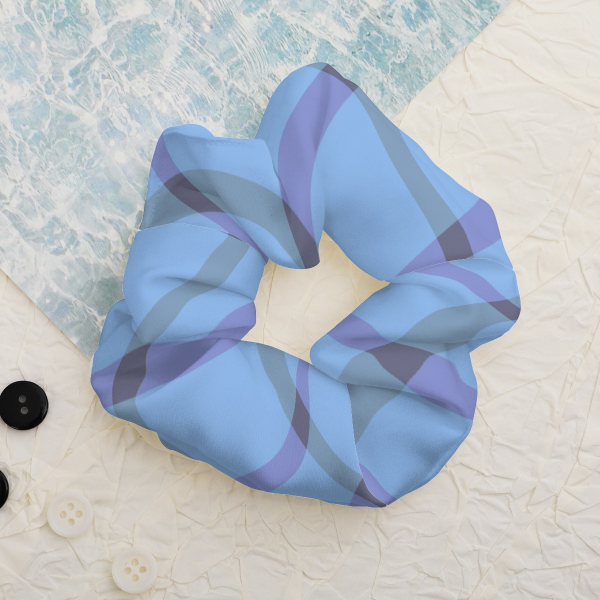 Neo's Gingham Round Scrunchie: Version 2