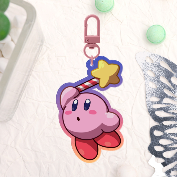 Kirby Acrylic Keychain