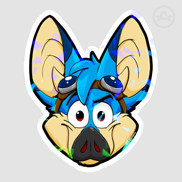 Slasher Bat head Stickers