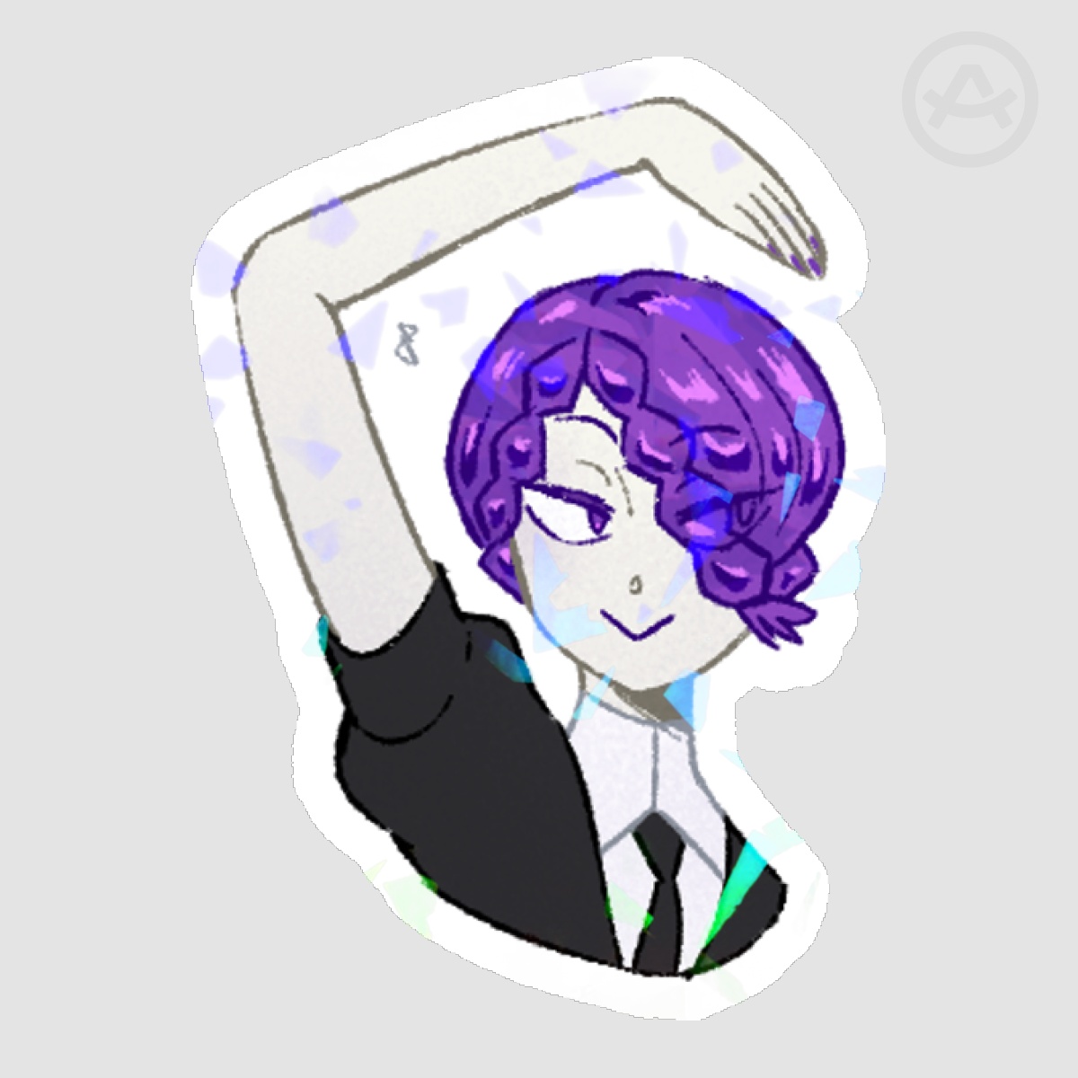 Amethyst 84 Holo Sticker (from Sticker Sheet)