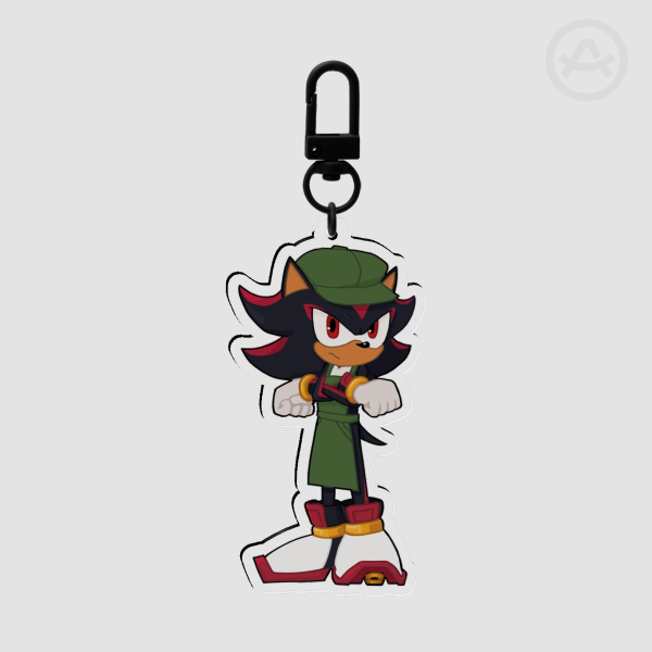 Shadow (The Murder of Sonic the Hedgehog) Keychain