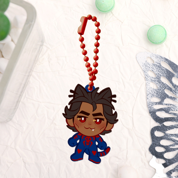 Unofficial Fan Made Meowgel Colored Edge Acrylic Keychains