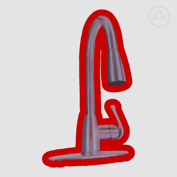 Red Sink Faucet