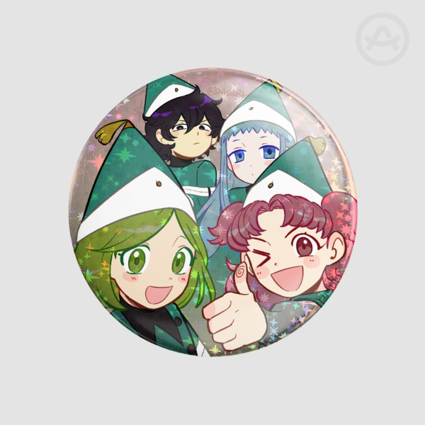 WHA Holo Button Pin
