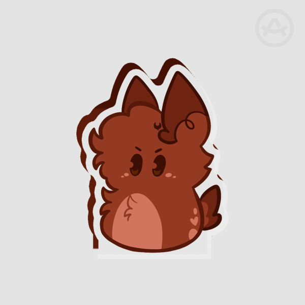 Deer Alastor dumpling thick acrylic