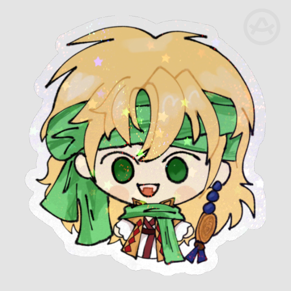YOTD Zeno glitter sticker