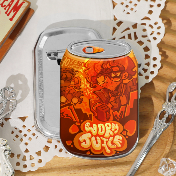 LCE Worm Juice – Can Badge